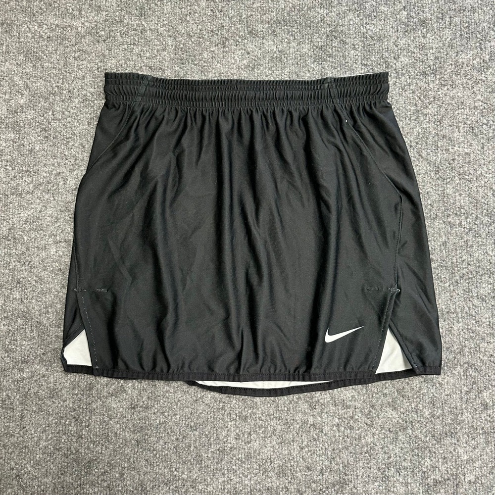 Nike Skort Womens Size M Black Athletic Golf Tennis Skirt Stretch Activewear